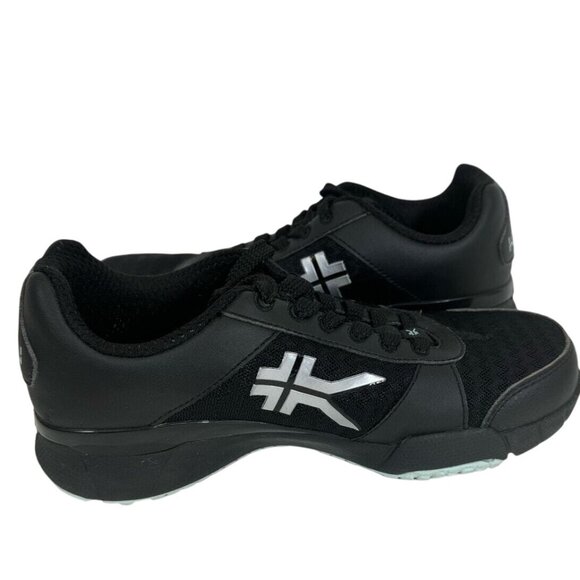 Kuru Quantum Black Logo Leather Lace Up Athletic Shoes Sneakers Womens Size 5.5 - Picture 7 of 12